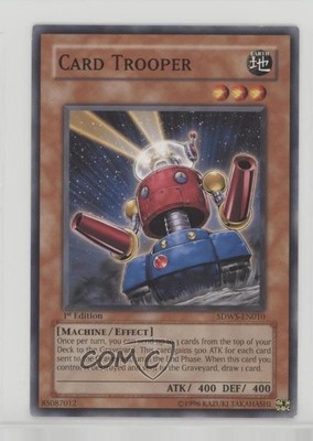 2009 Yu-Gi-Oh! Warriors' Strike Structure Deck 1st Edition Card Trooper 1i3-image