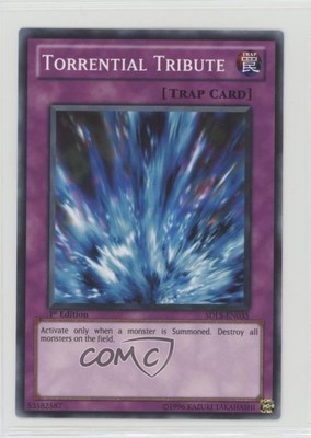 2011 Yu-Gi-Oh! Lost Sanctuary Structure Deck 1st Edition Torrential Tribute 1p5-image