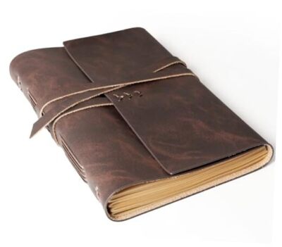  Leather Journal Notebook for Writing, Genuine Leather Bound Journal for Men -image