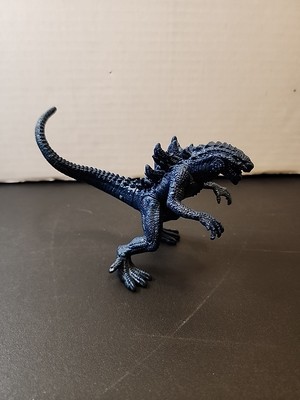 1998 Bandai Toho Godzilla Hyper Movie Version Blue Vinyl Action Figure-image