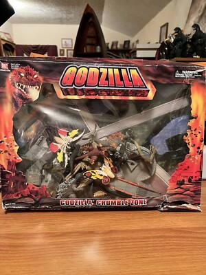 2002 Bandai Creations Godzilla Crumble Zone Playset-image
