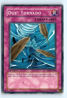 Yu-Gi-Oh Dust Tornado #SD4-EN026 Structure Deck: Fury from the Deep tcg LP-image
