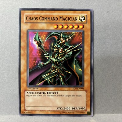Yu-Gi-Oh! TCG Chaos Command Magician Structure Deck SD6-EN008 Unlimited LP-image