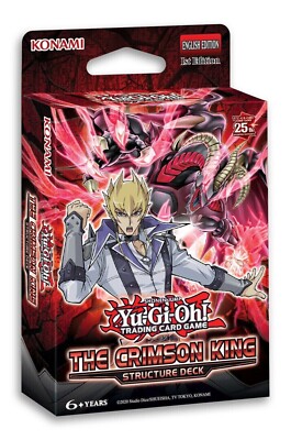 Yugioh ​The Crimson King  Structure Deck 1st Edition Paper or Plastic-image