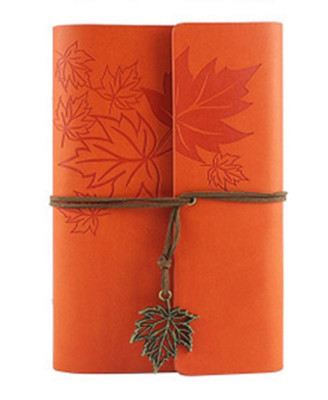 Leather Writing Journal Notebook, 5 Inches Classic Spiral Bound Notebook Refilla-image