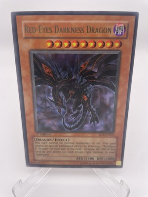 Dragon's Roar Structure Deck Red-Eyes Darkness Dragon 2005 SD1-EN001 Plus Bundle-image