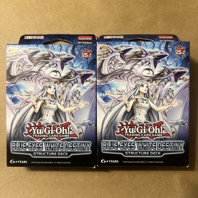 New 2 Pack Yu Gi Oh Blue Eyes White Destiny Structure Decks! Sealed 2X Lot-image
