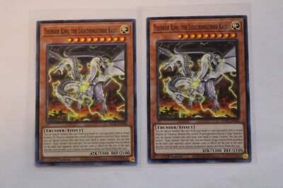 YuGiOh - 2x Thunder King, the Lightningstrike Kaiju SDAZ-EN008-image
