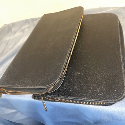 2 Vintage 60’s-70’s Zippered Folders - Estate Find-image