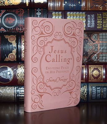 Jesus Calling by Sarah Young Women Brand New Deluxe Soft Leather Bound Edition-image