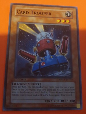Card Trooper - 1st Edition Common - Warrior's Strike Structure Deck - YGO-image