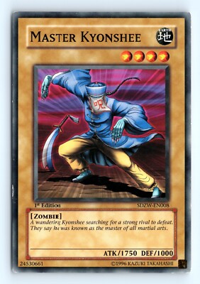 Yu-Gi-Oh Master Kyonshee #SDZW-EN008 Structure Deck: Zombie World tcg LP-image