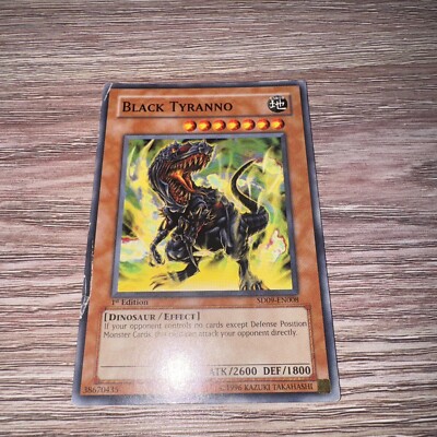 Black Tyranno SD09-EN008 Structure Deck: Dinosaur's Rage 1st Edition-image