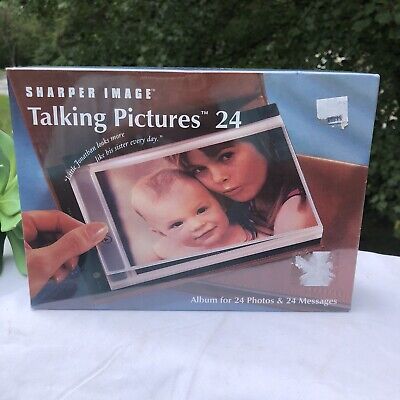 Sharper Image Talking Pictures 24: Album  24 Photos & 24 Messages Photo Album-image