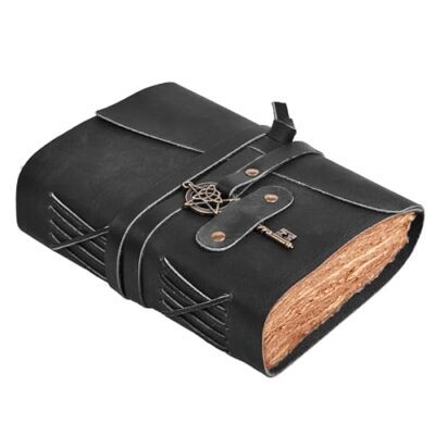 LEATHER VILLAGE Leather Bound Vintage Journal for Women & Men - 7X5(A7)-image