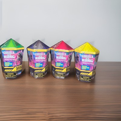 Godzilla X Kong: The New Empire Hollow Earth Crystal Wave 2 Set Of 4 Rare HTF-image