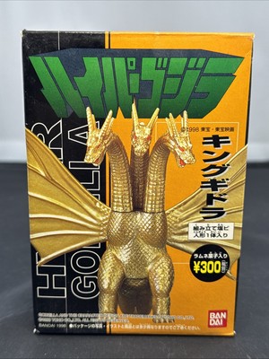 1998 BANDAI KING GHIDORAH Hyper Candy GODZILLA Figure NEW IN BOX-image