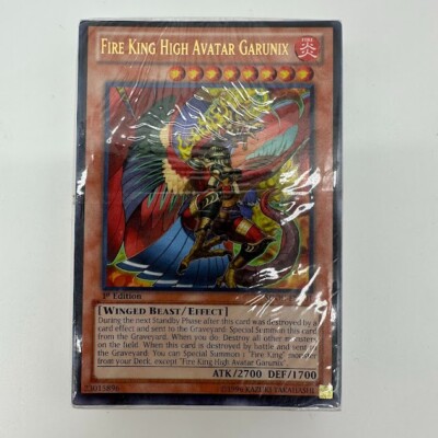Yugioh Onslaught Of The Fire Kings 1st Edition Theme Deck Factory Sealed LOOSE-image
