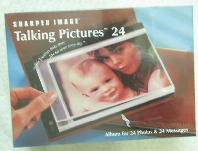 Sharper Image Talking Pictures 24 Album for 24 Photos & 24 Messages Brand New!-image