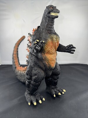 1995 BANDAI 11” BURNING GODZILLA HEAT WALKER Action Figure godzilla WORKING!-image