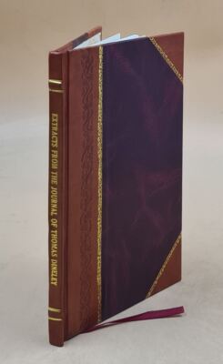 Extracts From The Journal Of Thomas Dineley, Esquire, Giving Som [Leather Bound]-image
