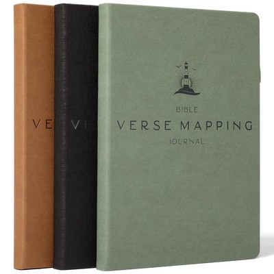 Bible Verse Mapping Journal - Vegan Leather - Premium Bible Study Journaling ...-image