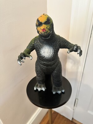 Vintage 15” DOR MEI Godzilla Figure 1997 Eyes Light & Roars! Works Great.-image