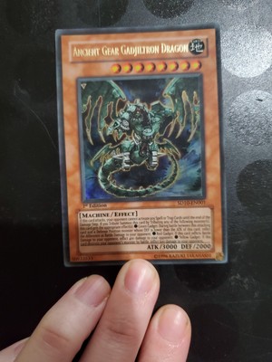 Yu-Gi-Oh! SD10-EN001 1st Edition Ancient Gear Gadjiltron Dragon - Ultra - Mint !-image