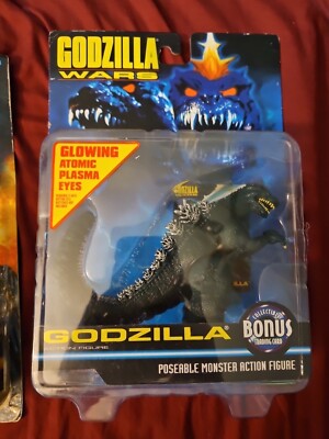 Godzilla Action Figure with glowing atomic plasma eyes, 1994 Trendmasters-image