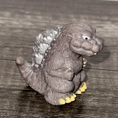 Bandai Godzilla Super Collection 1998 SD Godzilla Figure Finger Puppet Gray-image