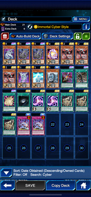 Yu Gi Oh Duel Links Cyber Dragon deck Full Meta Super Strong deck , other DECKS-image