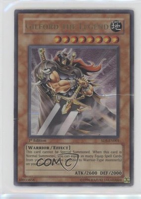 Gilford the Legend 1st Ed. YuGiOh Warrior's Triumph Structure Deck 2005 0b3-image