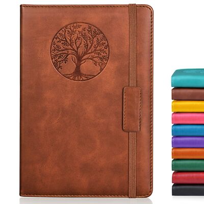 Leather Journal Writing Notebook Bound Daily Notepad for Men and Woman-image