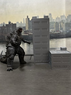 1 Large Building For Neca, S.h Monsterarts, Hiya.-image