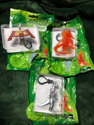 Surreal Entertainment Godzilla Hangers MechaGodzilla Rodan & Orange Lava Figures-image