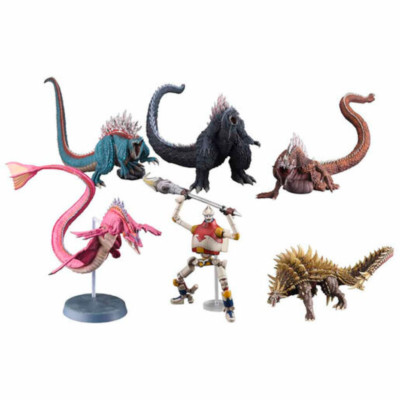 Art Spirits Gekizo Series Godzilla S.P Singular Point Toy Figure Complete Set-image