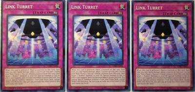 Yu Gi Oh - Link Turret(x3) - SDRR-EN036 - Structure Deck: Rokket Revolt 1996-image