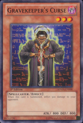 Yugioh Gravekeeper's Curse #SDMA-EN008 Structure Deck: Marik 1st Edition-image