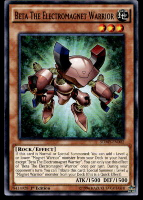 Yu-Gi-Oh! Structure Deck Yugi Muto SDMY-EN002 Beta The Electromagnet Warrior SR-image