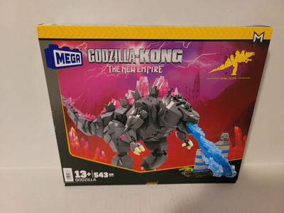 Mega Godzilla X Kong The New Empire Building Set Figure Godzilla NEW SEALED-image