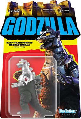 Reaction Godzilla Half-transformed Mechagodzilla figure Super 7 24355-image