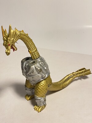 1990s Mecha King Ghidorah Bandai Godzilla Action Figure incomplete rare early-image