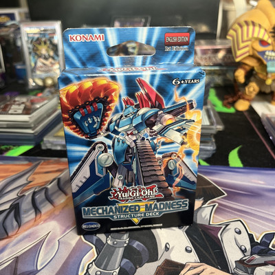 YUGIOH 1ST ED MECHANIZED MADNESS STRUCTURE DECK FACTORY SEALED NEW-image