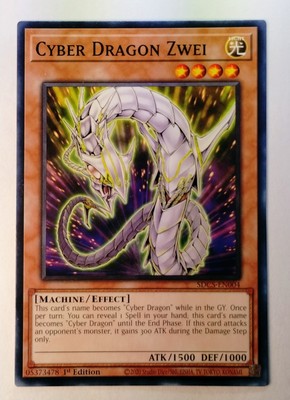 Yugioh Cyber Dragon Zwei SDCS-EN004 1st Edition Near Mint-image