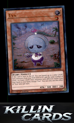 1st Edition Eva SR05-EN000 Ultra Rare Structure Deck: Wave of Light YuGiOh Card -image