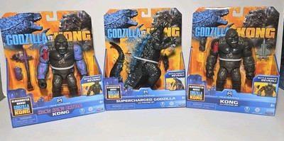 Godzilla vs Kong Hong Kong Battle Heat Ray & Battle Axe & Supercharged Lot Of 3-image