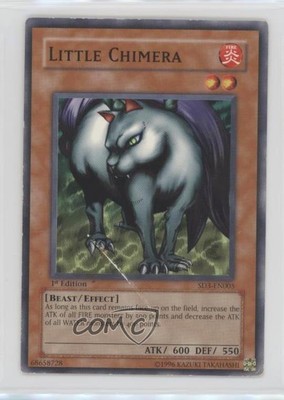 Little Chimera 1st Ed. YuGiOh Blaze of Destruction Structure Deck 2005 09ud-image