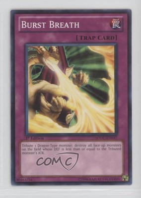 2012 Yu-Gi-Oh! Dragons Collide Structure Deck 1st Edition Burst Breath 1s3-image