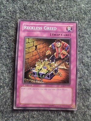 Reckless Greed SD2-EN027 Structure Deck: Zombie Madness 1st Edition-image