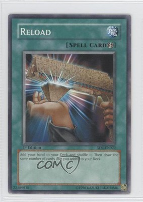 Reload 1st Ed. YuGiOh Fury From the Deep Structure Deck #SD4-EN022 2005 0a1-image